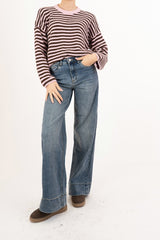 Maglioncino Candy Lines rigato over