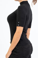 Maglia KnitChic con Mezzo Collo e Bottoncini