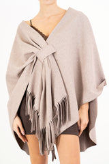 Mantella SoftEmbrace in panno con frange