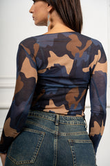 Maglia Aveline Camouflage