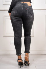 Jeans Harlow Nero Delavé