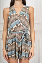 Tutina Lurex Fantasia Chevron con Fusciacca