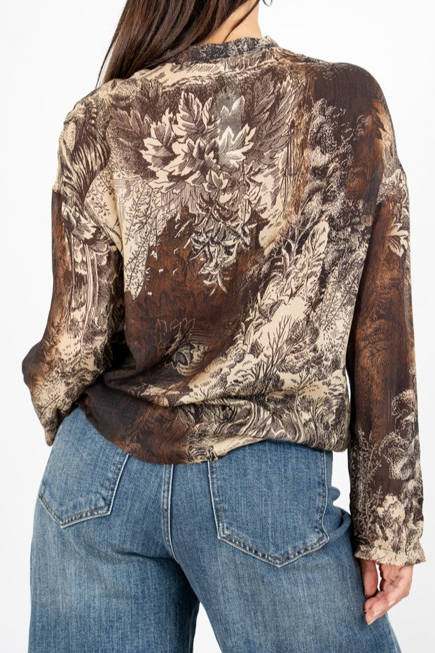 Maglia camicia Rusty Bloom