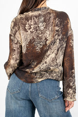 Maglia camicia Rusty Bloom