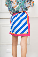 Gonna Pareo Capri in 100% Viscosa Made in Italy