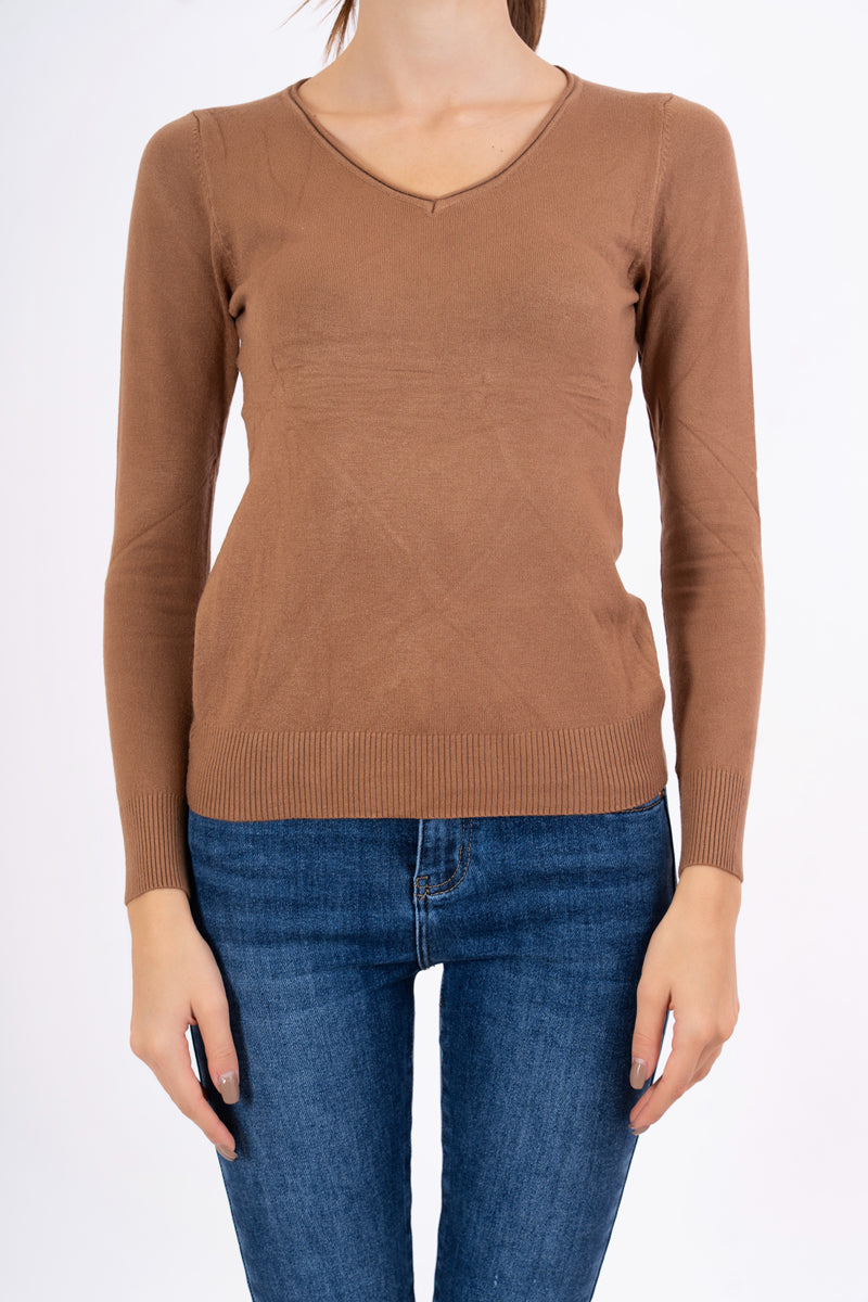 Maglia Dream Basic Scollo a V in Viscosa