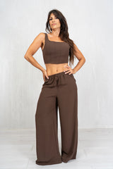 Completo Soft Fit in tessuto goffrato