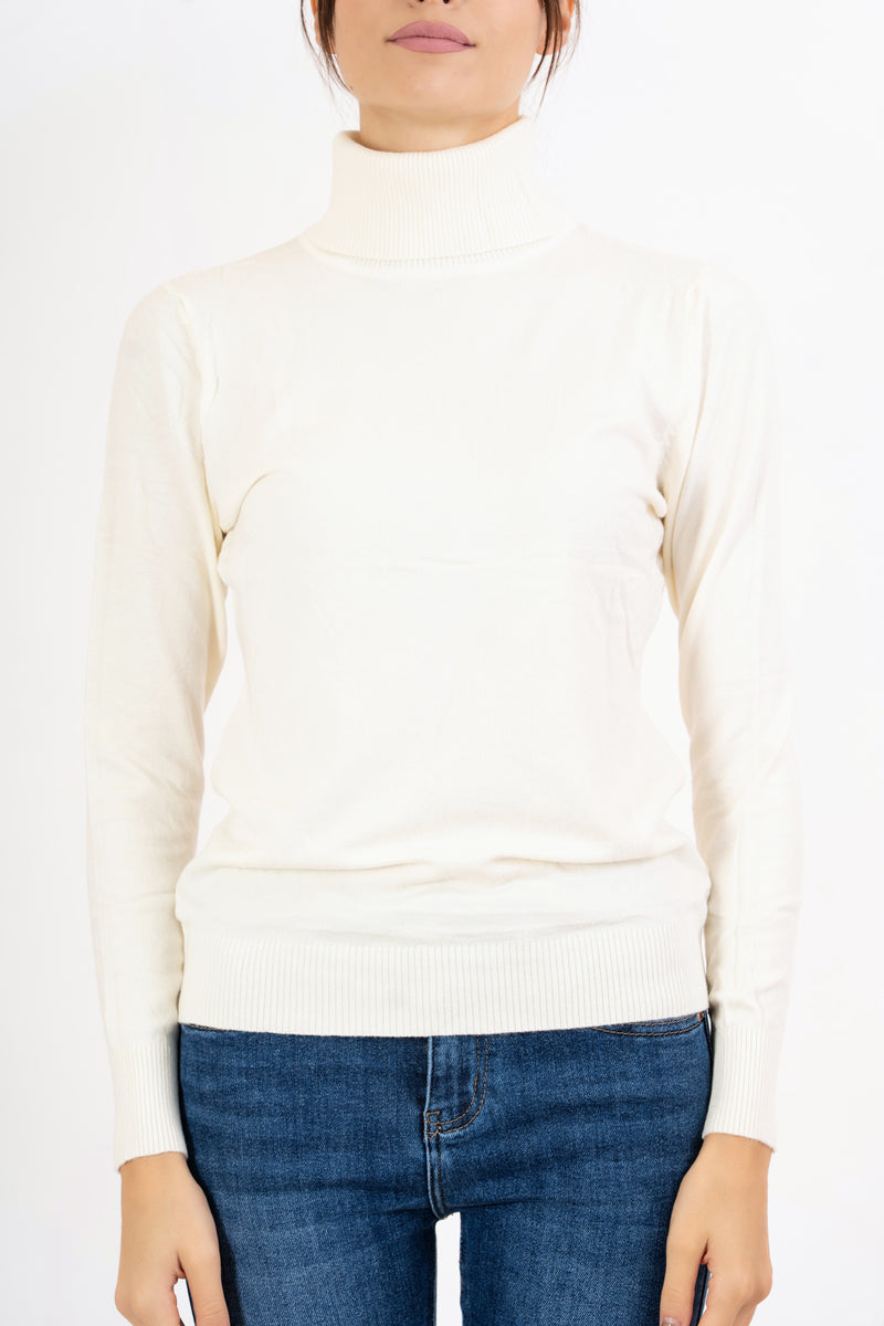 Maglia Dream Basic Dolcevita in Viscosa