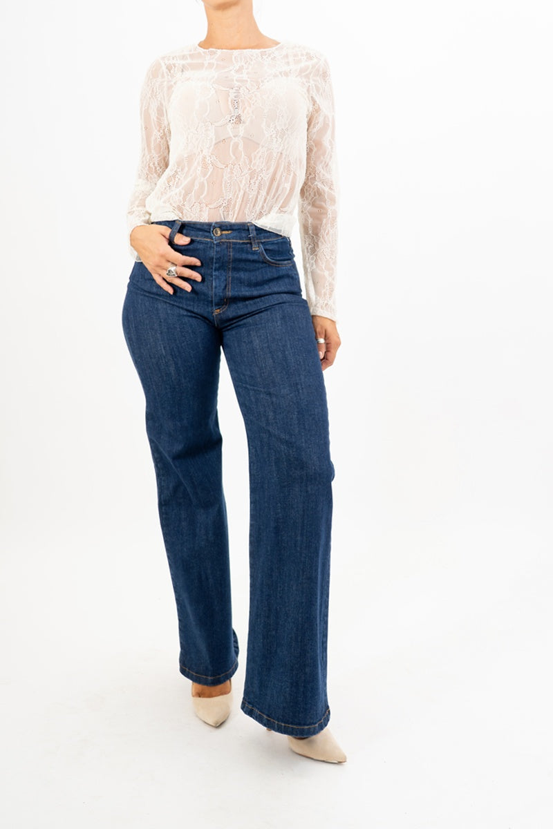 Lace Essential girocollo