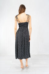 Abito Flower Muse con scollo drappeggiato