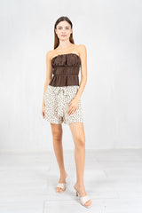Shorts Flower Muse con fusciacca