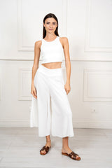 Top Crop Doppiato Basic