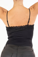 Body Lace Touch con bretelle sottili