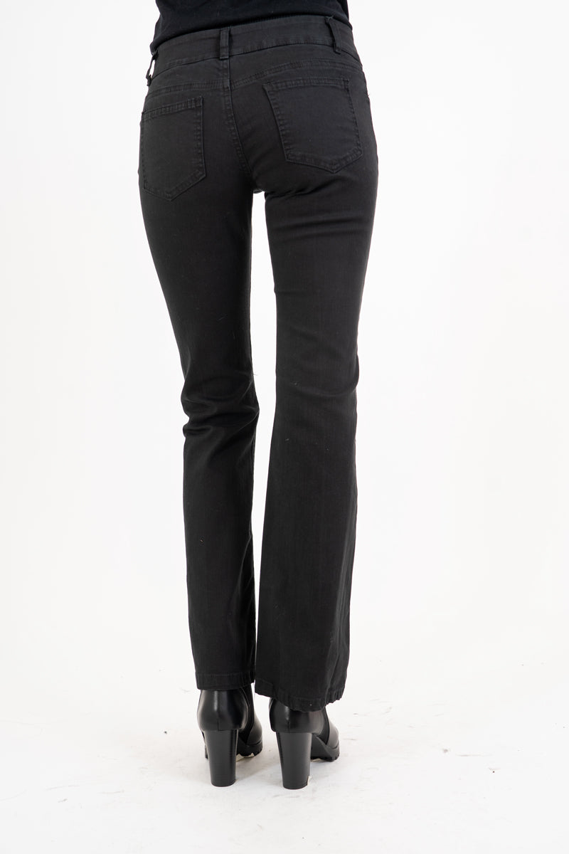 Jeans Zampetta Black Made in Italy