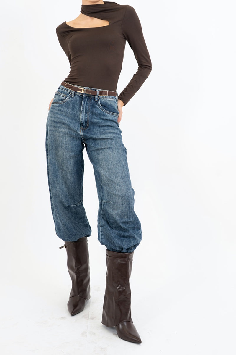 Body Cut-Out Glam – doppio scollo asimmetrico