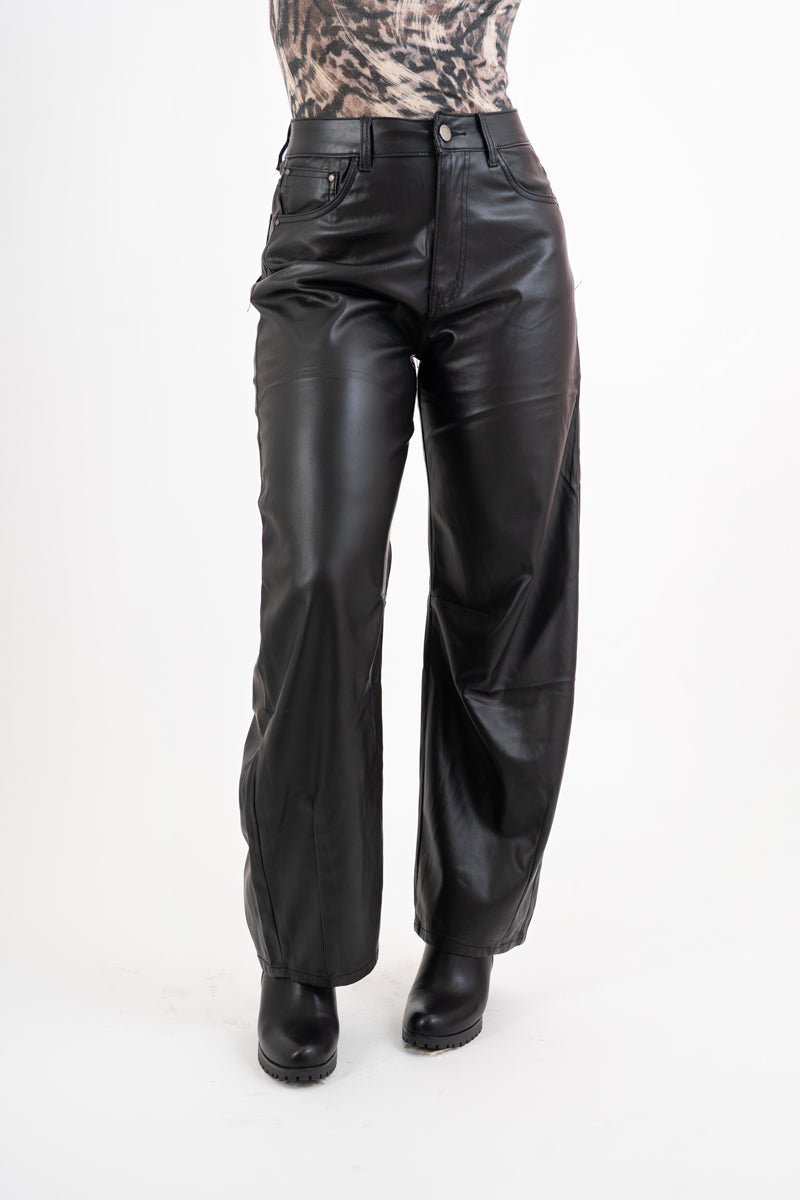 Pantalone SoftBalloon effetto ecopelle