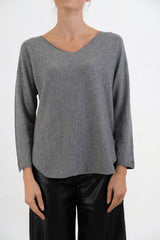 Maglia SoftVibe in misto viscosa scollo a V