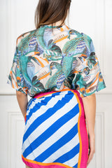 Camicia Tucano in tencel velato a fantasia