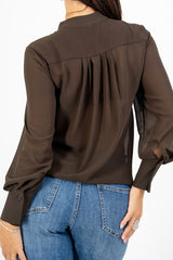 Camicia Georgette Pleats.