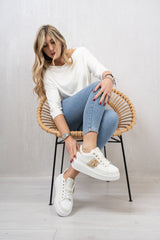 Sneakers Platform con Dettaglio Gioiello