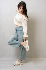 Sneakers Chunky Bicolor con Dettagli a Rilievo