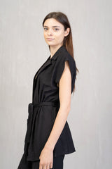 Completo tela di viscosa Gilet e Pantalone