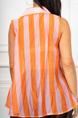 Camicia Smanicata Positano Righe