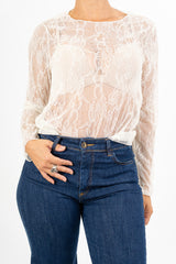 Lace Essential girocollo