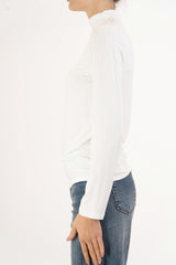 Maglia SoftTouch collo vulcano in viscosa elasticizzata