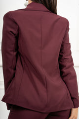Giacca Sloane Borgogna