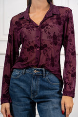 modella indossando Camicia Floris colore