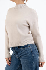 Maglione CozyVibe collo vulcano in misto viscosa