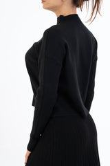 Maglione CozyVibe collo vulcano in misto viscosa