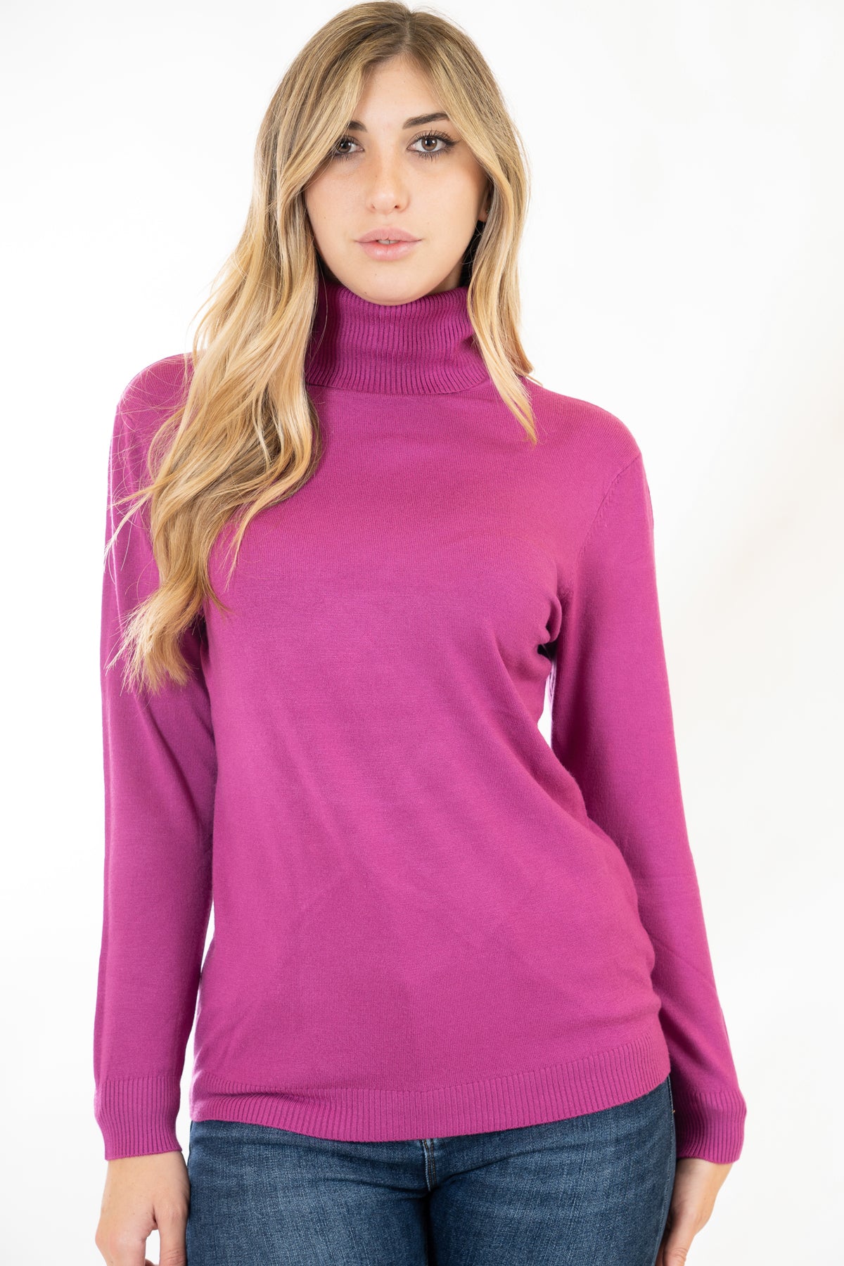 Maglia basic dolcevita