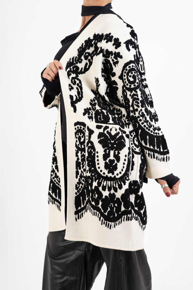 Cardigan Kimono JacquardCardigan Kimono Jacquard
