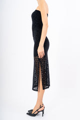 Abito Velvet Lace