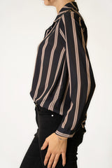 Camicia in georgette LineArt a righe