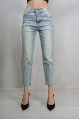 Jeans Regular con Punti Luce