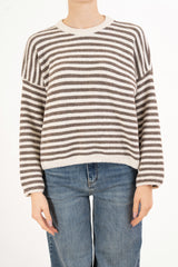 Maglioncino Candy Lines rigato over