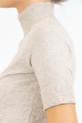 Maglia KnitChic con Mezzo Collo e Bottoncini