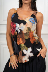 Top Fantasia Monet in 100% Viscosa Made in Italy