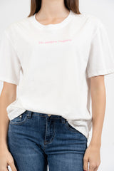 T-shirt scritta cotone “Ho sempre ragione”.