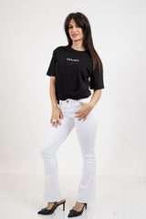 T-shirt scritta cotone “ESAURITA”.