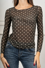 modella indossando Maglia Aveline colore