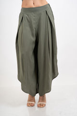 Pantalone ampio fluido in misto viscosa