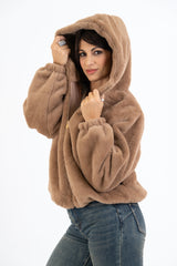 Pellicciotto Dream Cozy con cappuccio