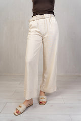 Pantalone Lino con Cintura