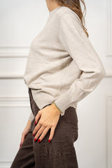 modella indossando Maglia Aster Lurex colore