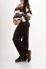 Cardigan HeartWave in maglia tipo uncinetto