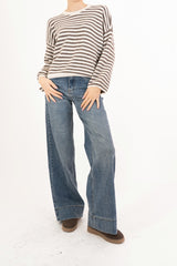 Maglioncino Candy Lines rigato over